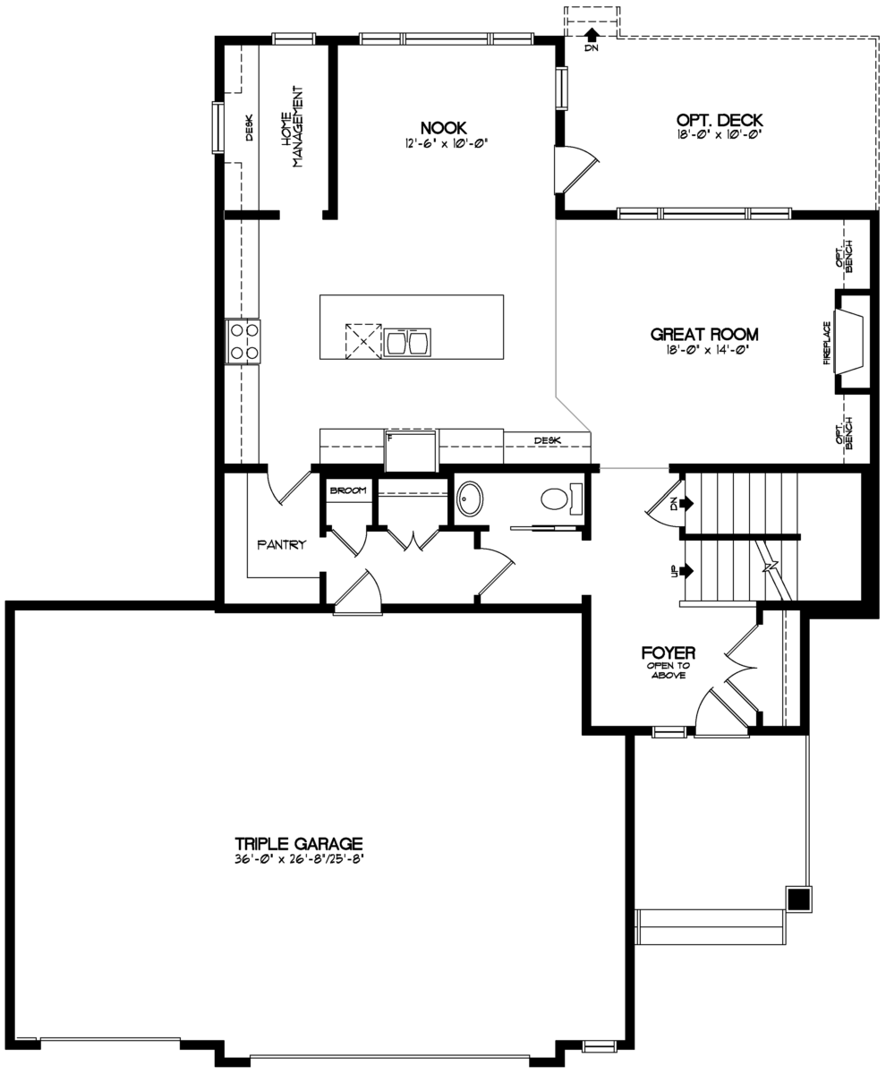 Hudson Home Model Floor Plan