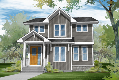 Farmhouse Elevation Calgary