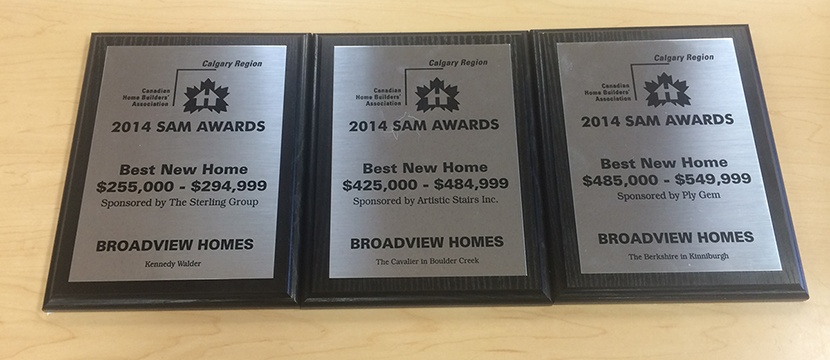 Calgary 2014 Best New Home SAM Winner