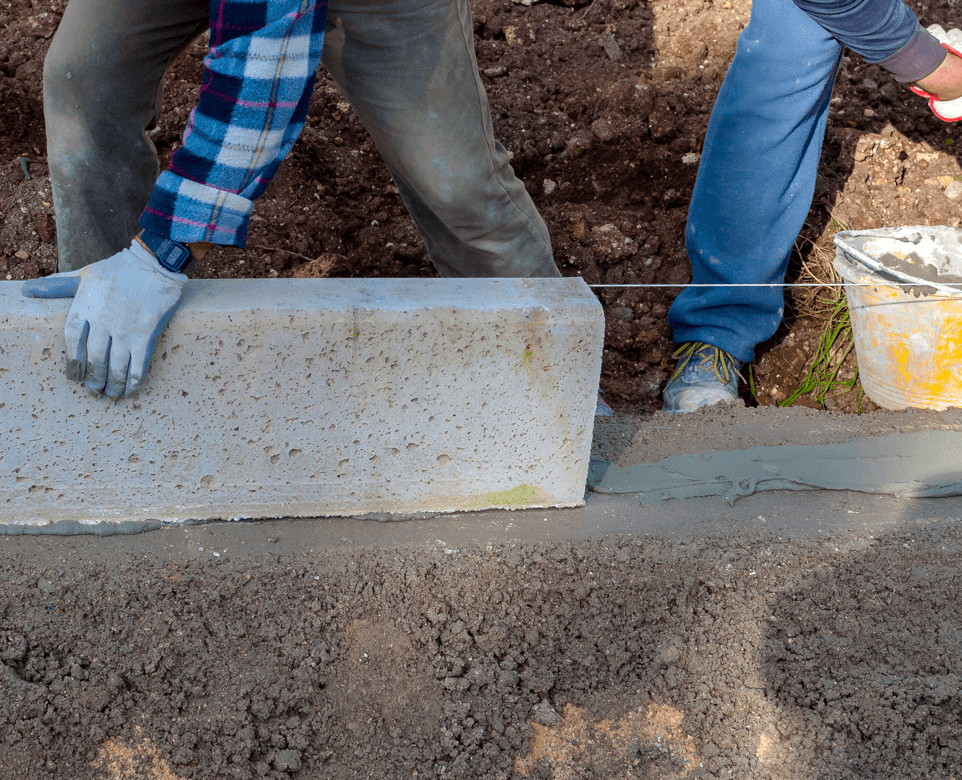 Home Building Basics: Seasonal Construction Laying Concrete image